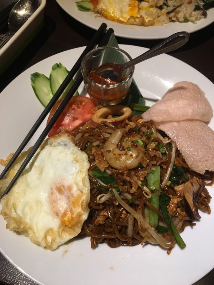 Ayam merechik — chicken satay in peanut sauce at Malay Asian Cuisine Shibuya